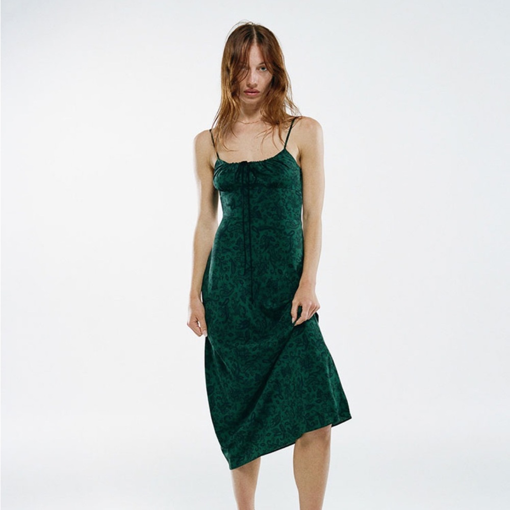 Realisation Par Alba midi dress in dazed noir